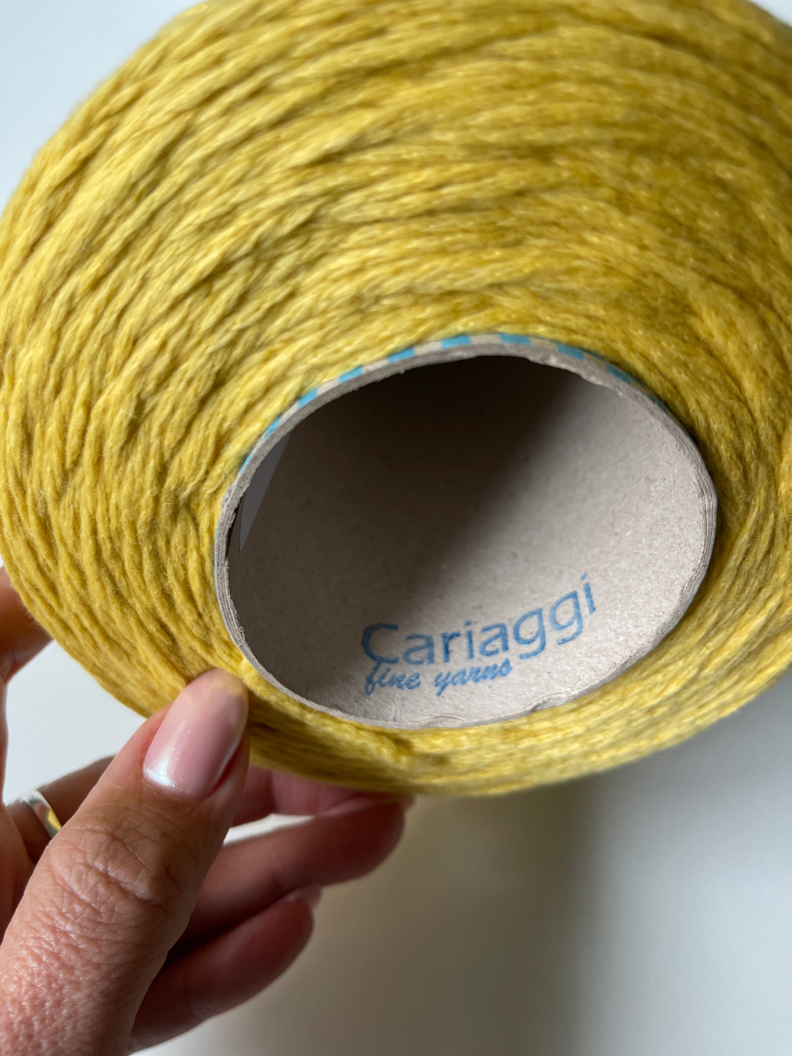Piuma Cariaggi 100% Italian Cashmere, Yellow 50 gr