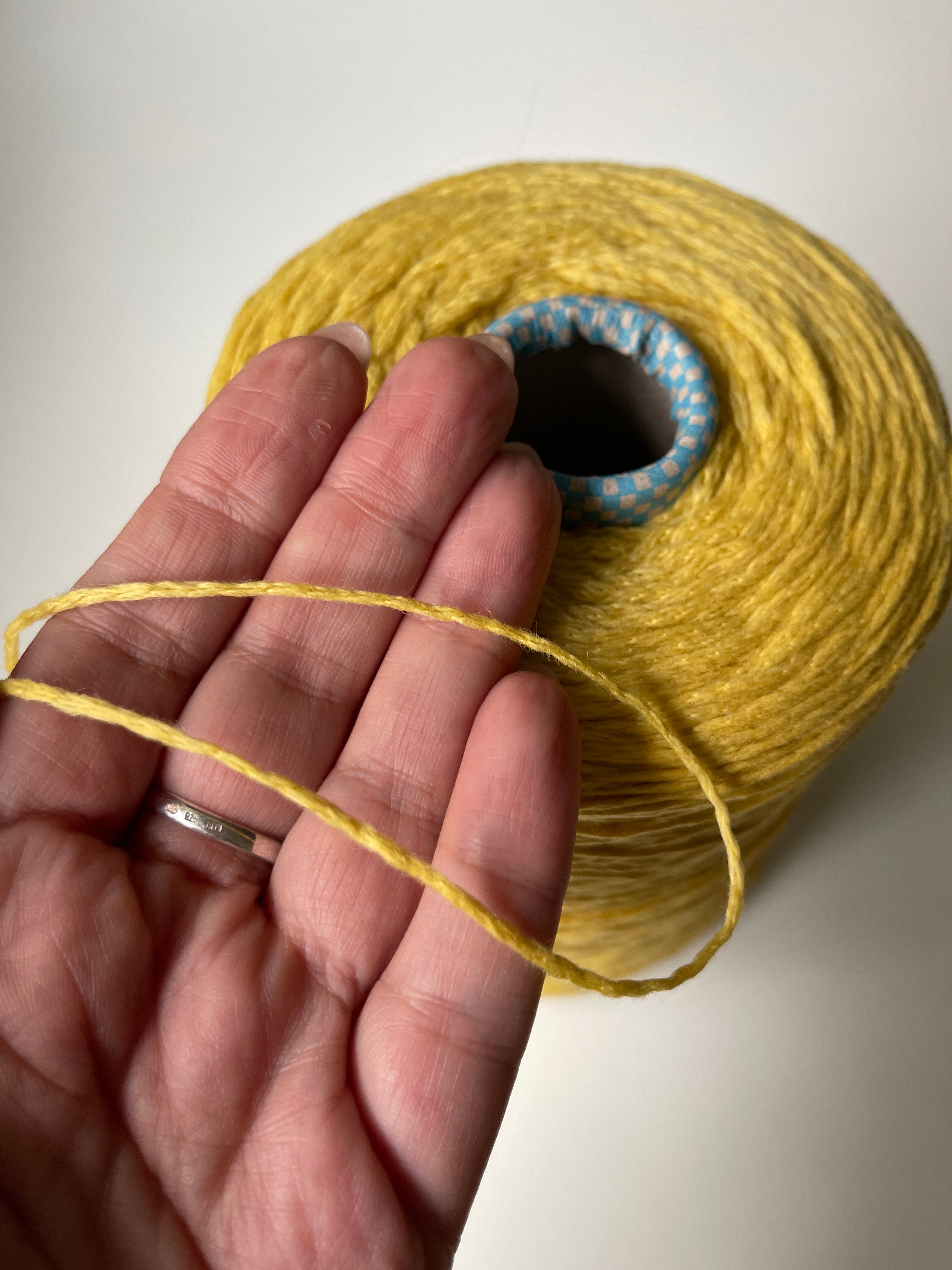 Piuma Cariaggi 100% Italian Cashmere, Yellow 50 gr