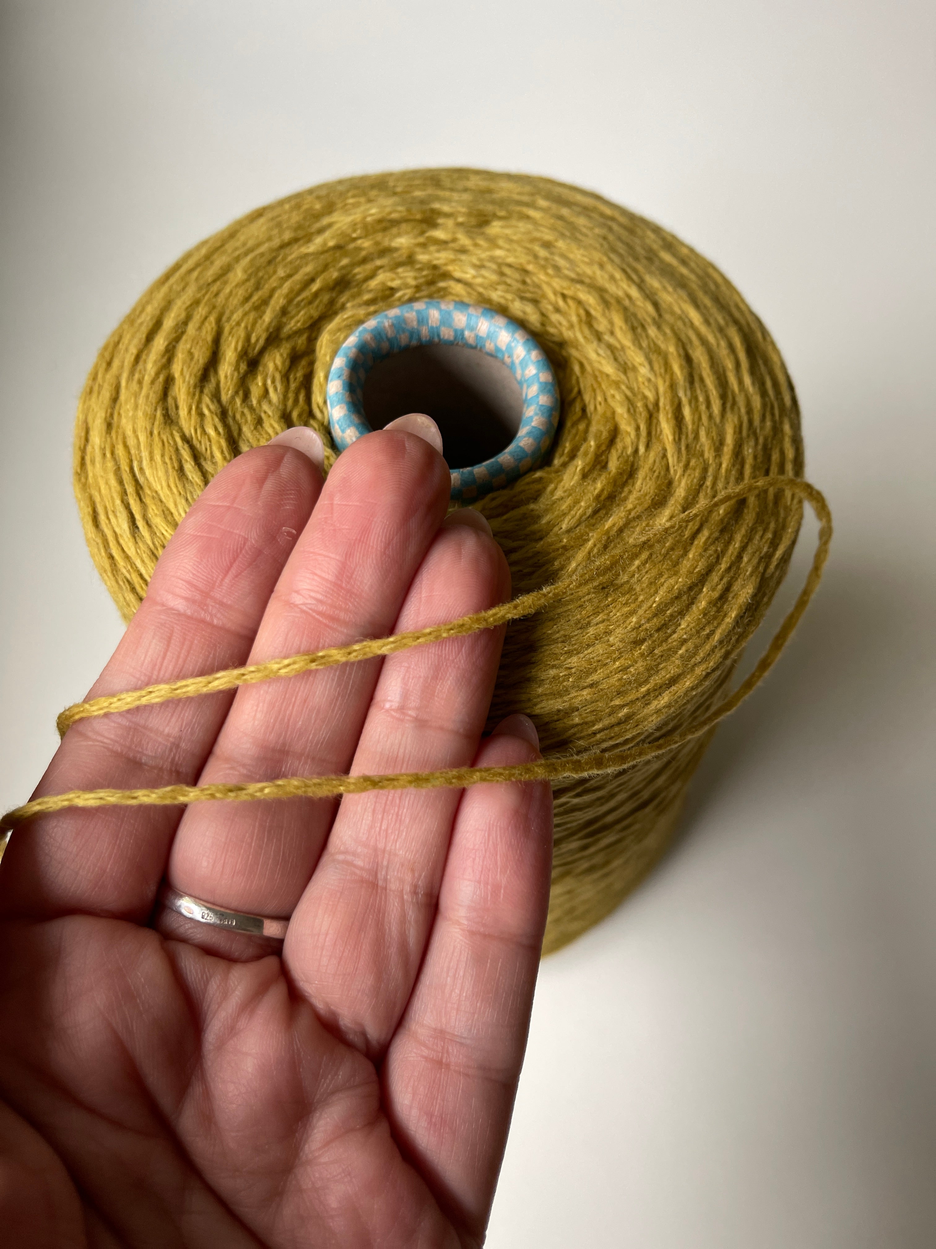 Piuma Cariaggi 100% Italian Cashmere, Mustard, 50 gr