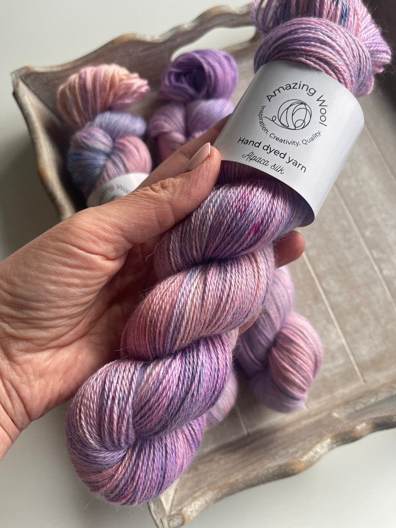 Alpaca silk: Lavender Mist