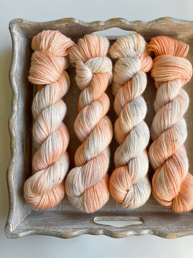 Alpaca silk: Apricot Fog