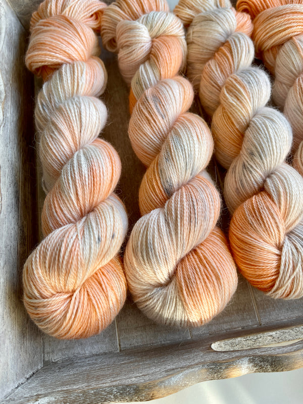 Alpaca silk: Apricot Fog