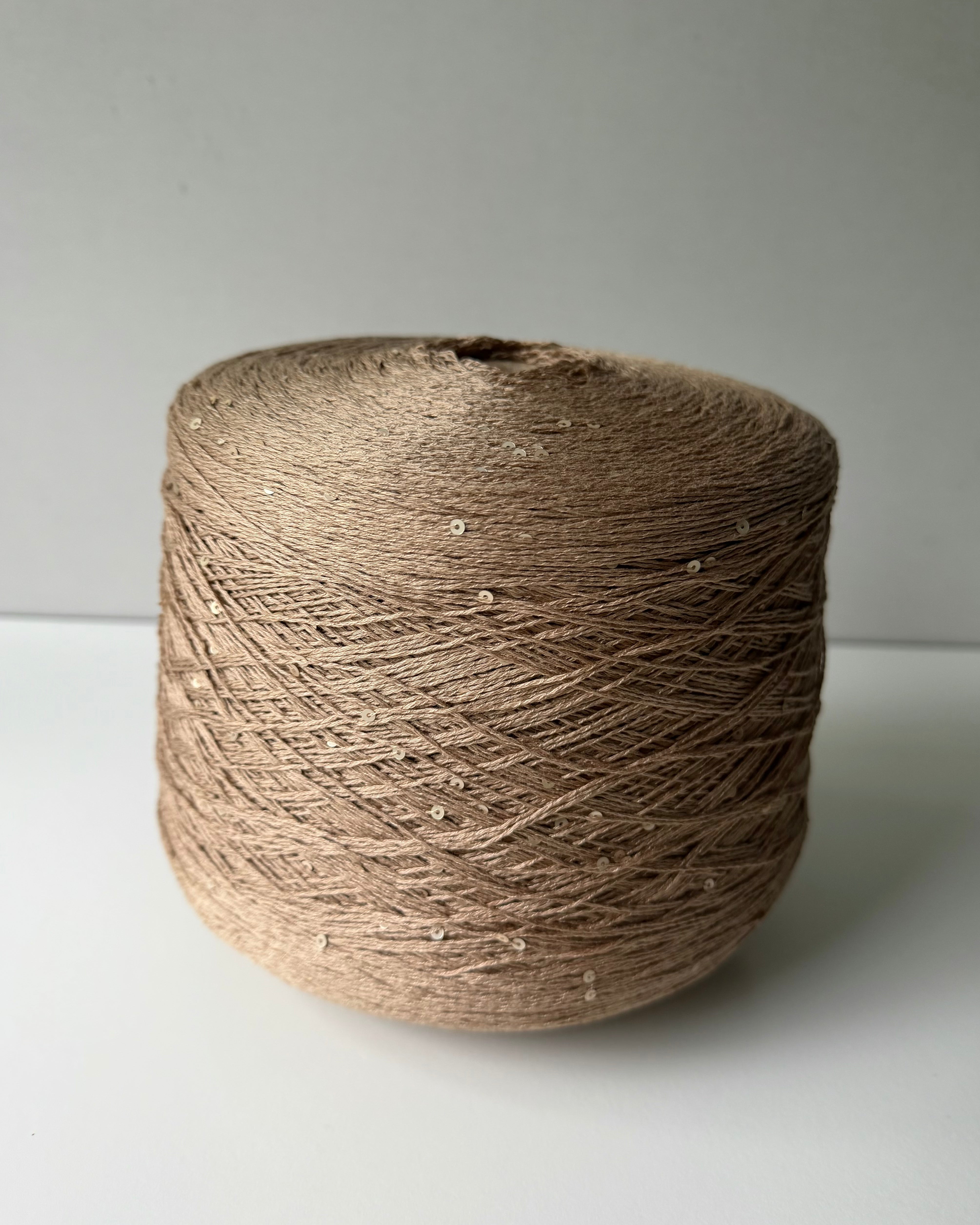 The Royal Collection beige cotton with sequins