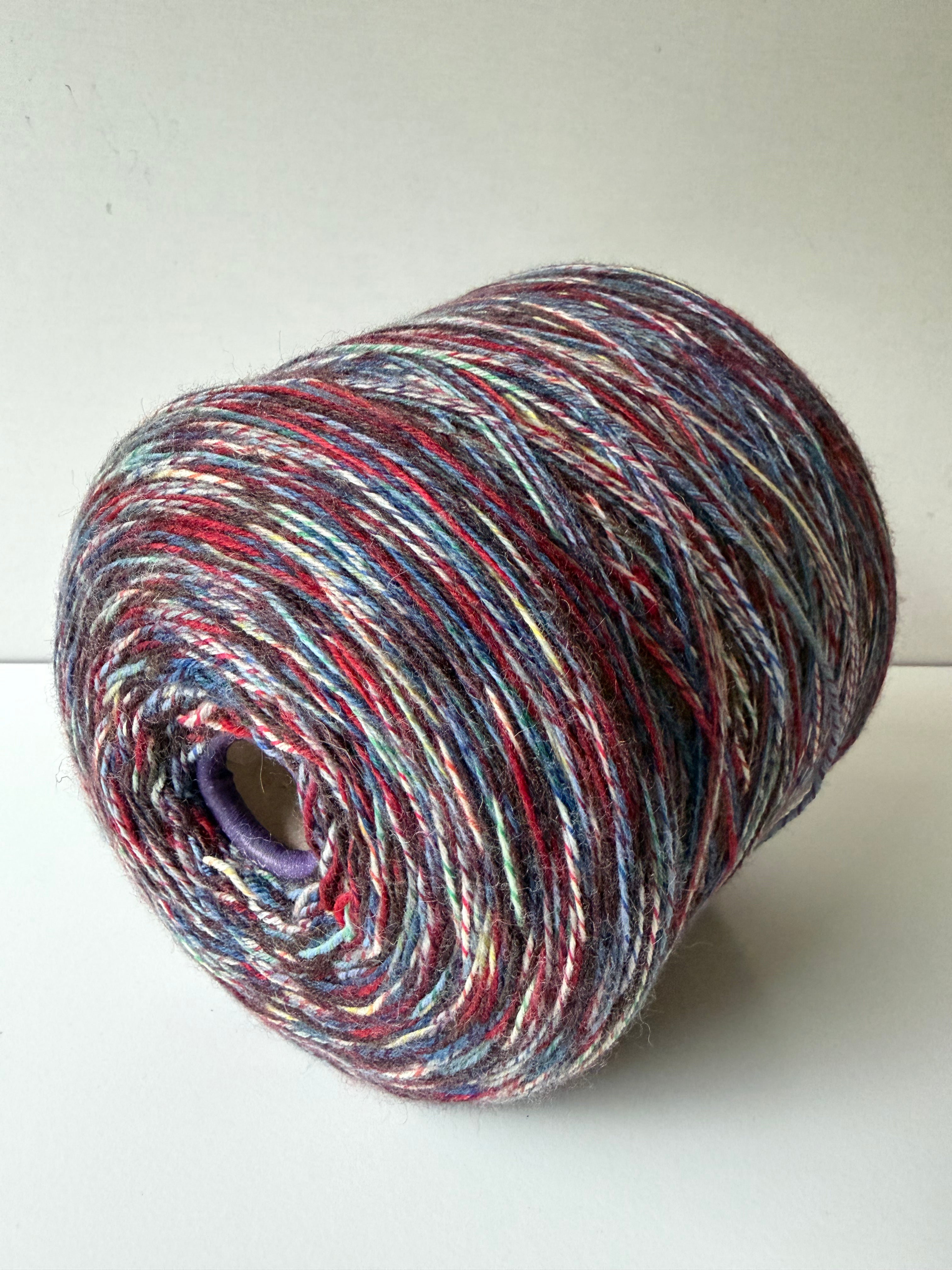 Filati Venezia Calzetteria Denim Mulberry, sock yarn