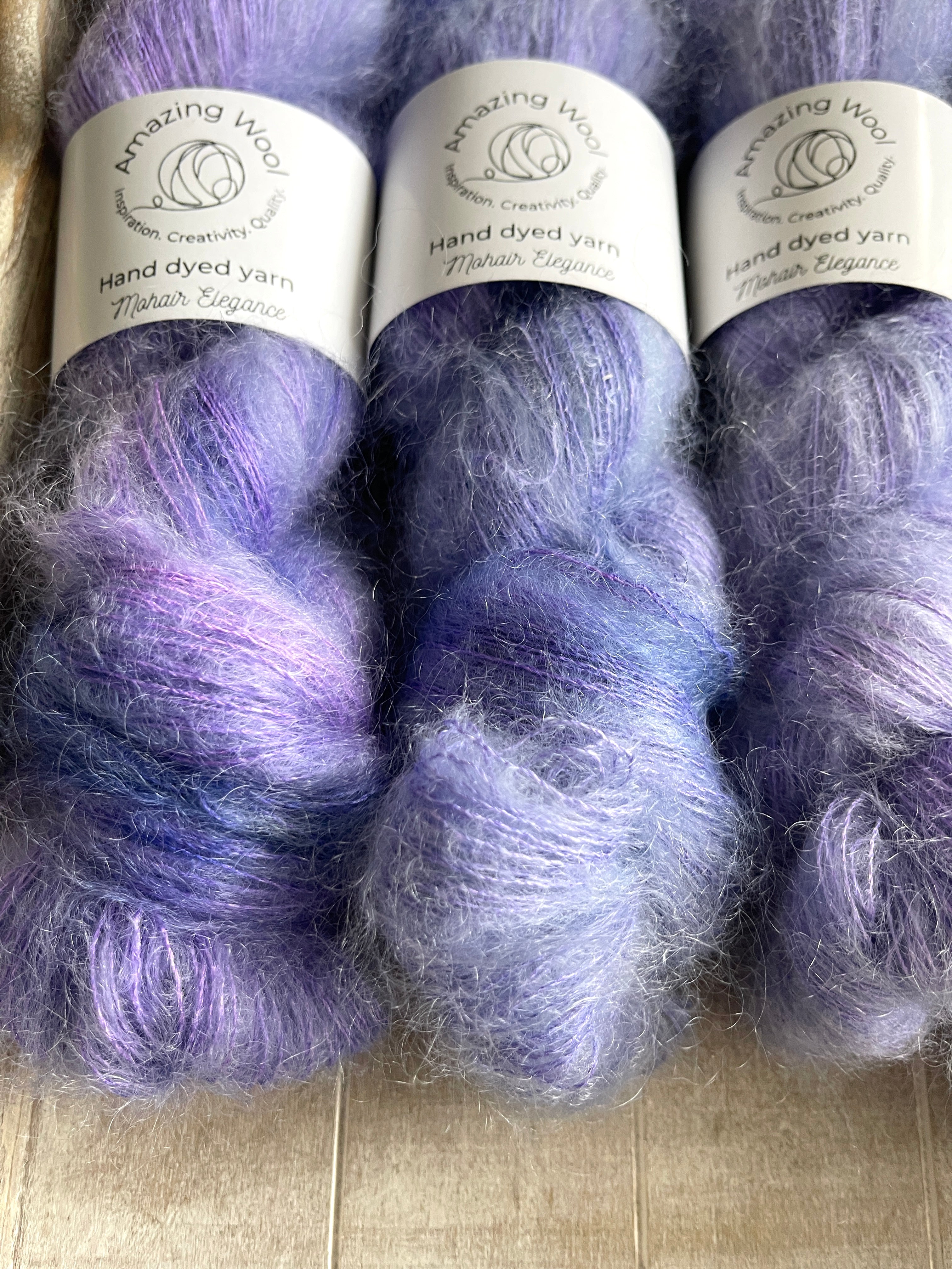 Mohair Elegance: Wisteria