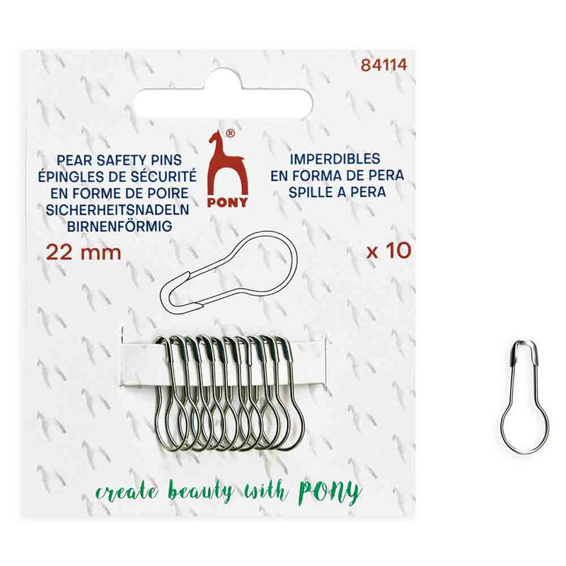 Pony Safety pins brass