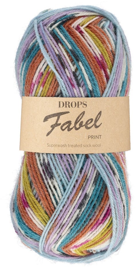 DROPS Fabel Print 923 country fair