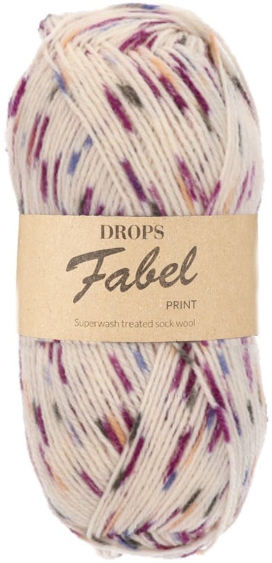 DROPS Fabel Print 924 confetti cake