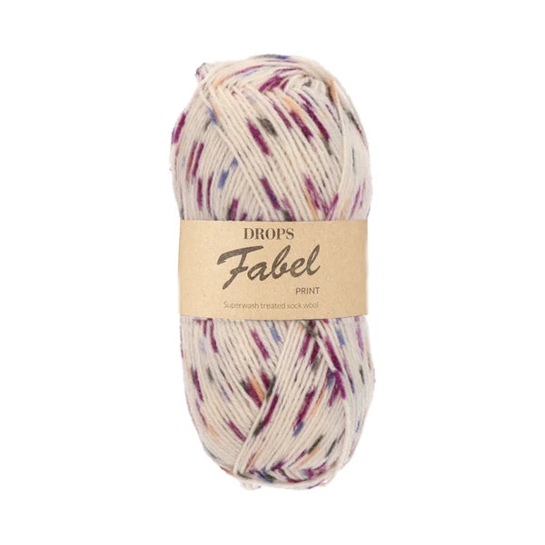 DROPS Fabel Print 924 confetti cake