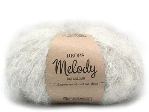 DROPS Melody Uni Colour 03 pearl grey