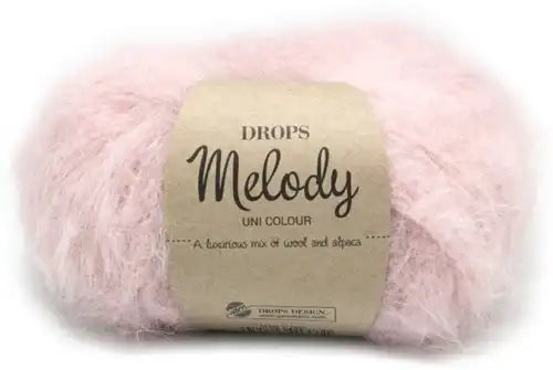 DROPS Melody Uni Colour 06 powder pink