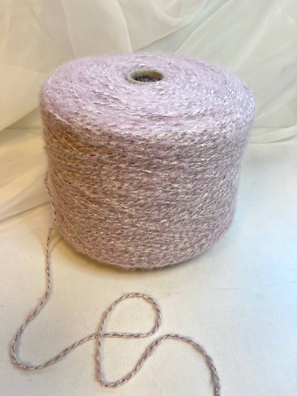 Pamela Cofil Lilac on White