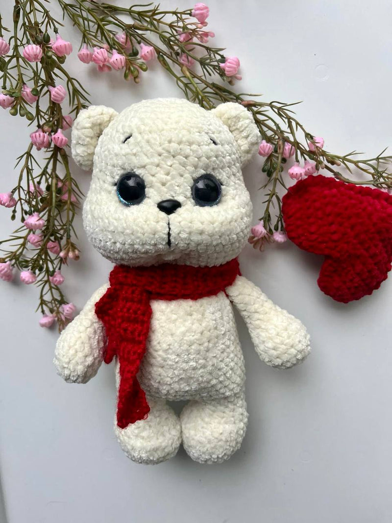 FREE crochet pattern "Valentine Bear" (amigurumi toy)