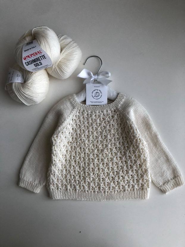 Knitting KIT (YARN + PDF) "Canterbury Sweater"
