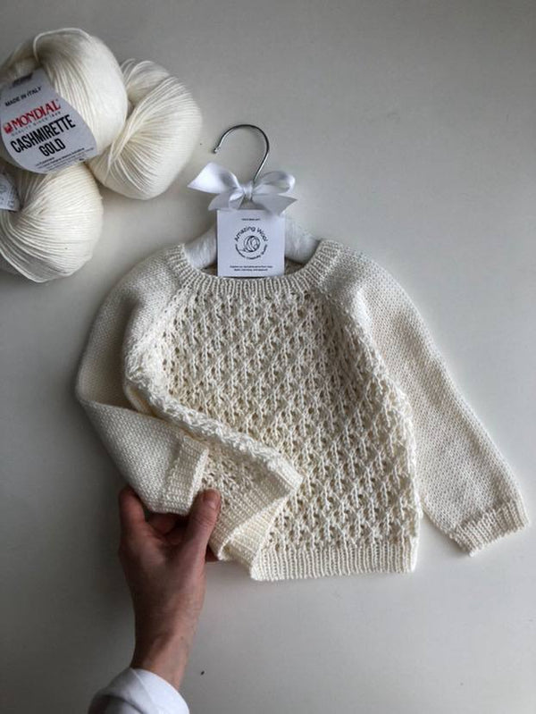 Knitting KIT (YARN + PDF) "Canterbury Sweater"