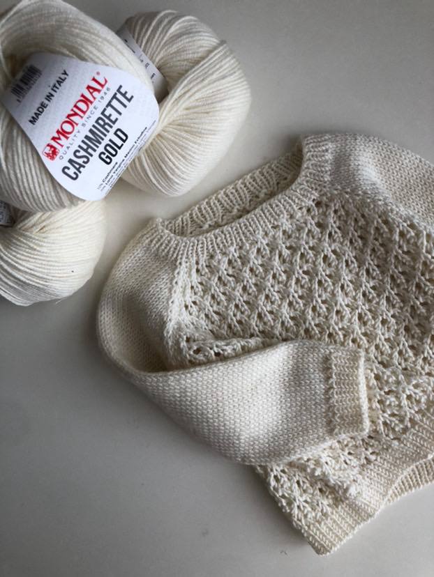 Knitting KIT (YARN + PDF) "Canterbury Sweater"