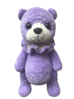 CROCHET PATTERN Amigurumi Toy "Bear with a collar"