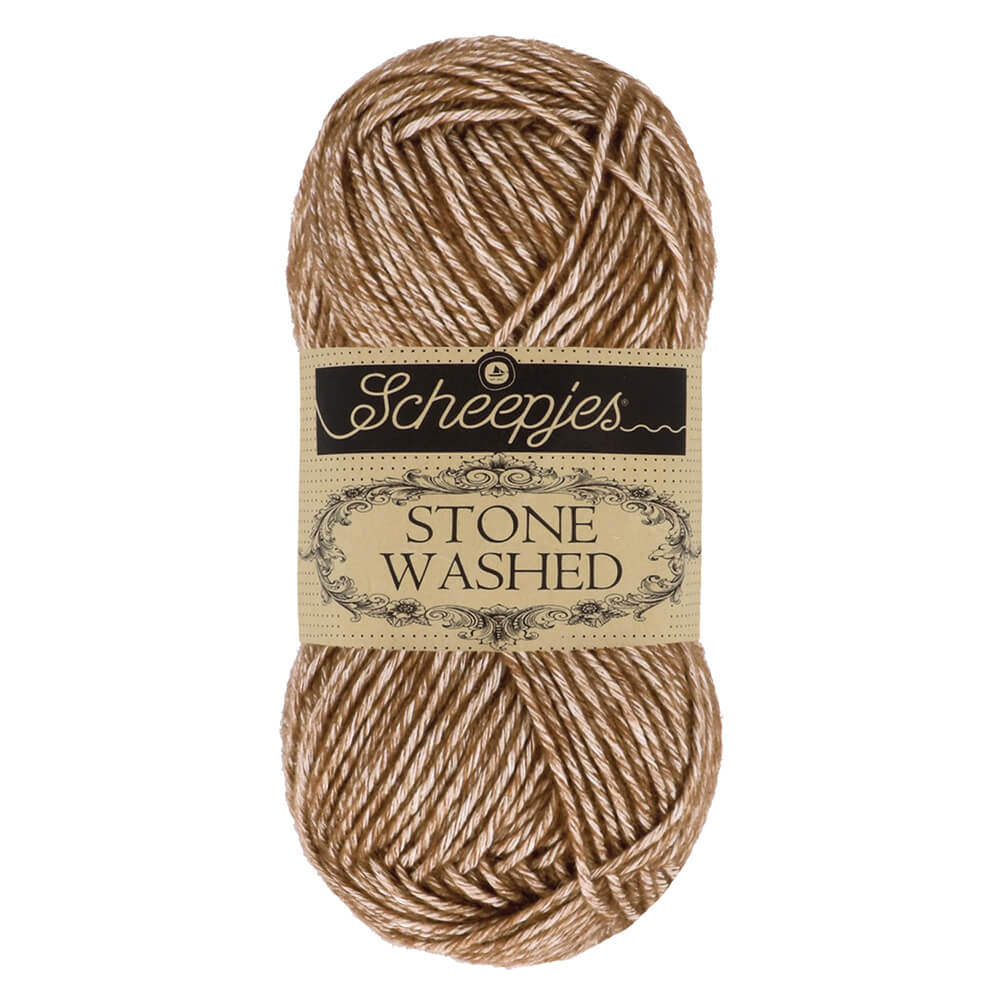 Stone washed 822 Brown Agate