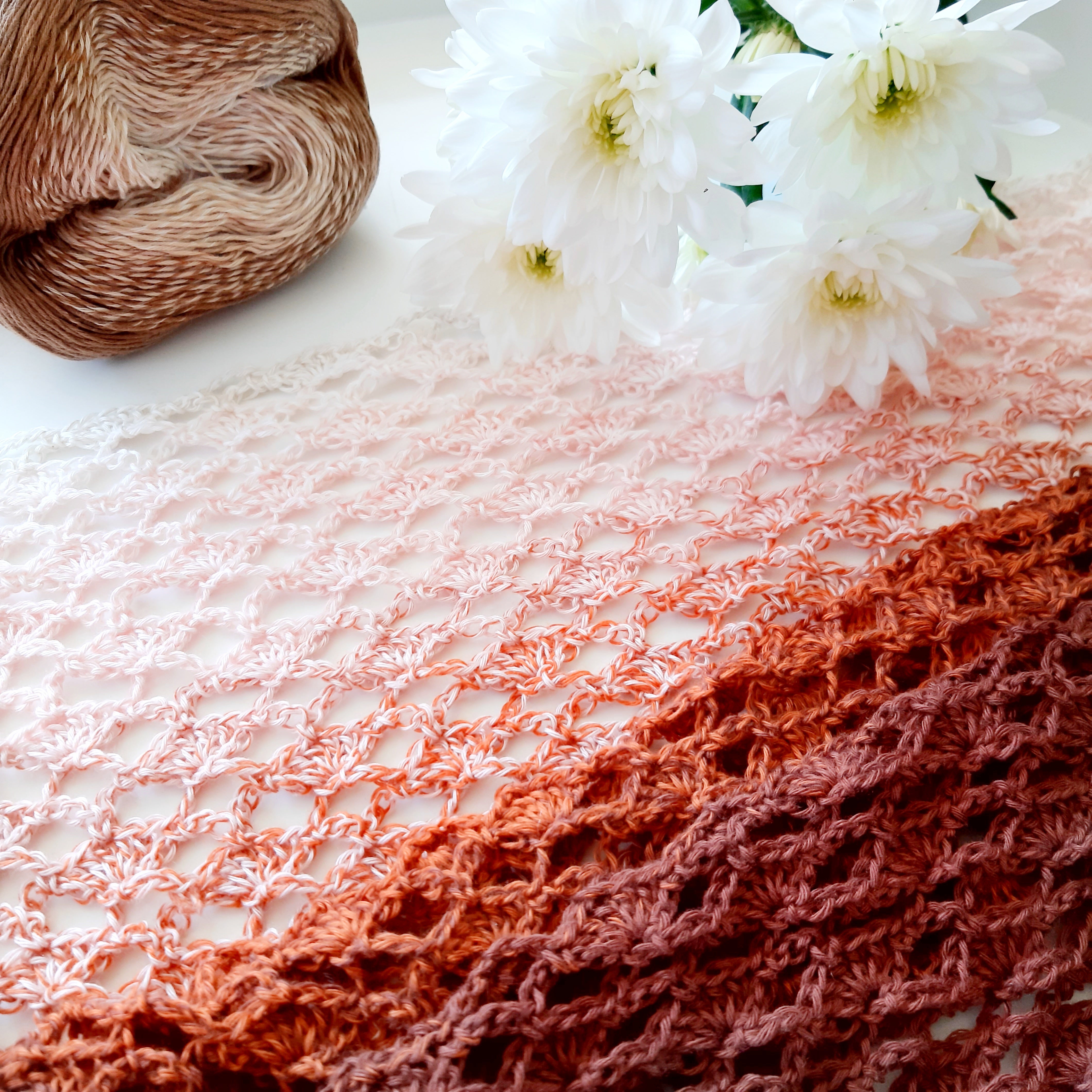 Crochet pattern 'Stole Sweet Summer' by Linda Daas