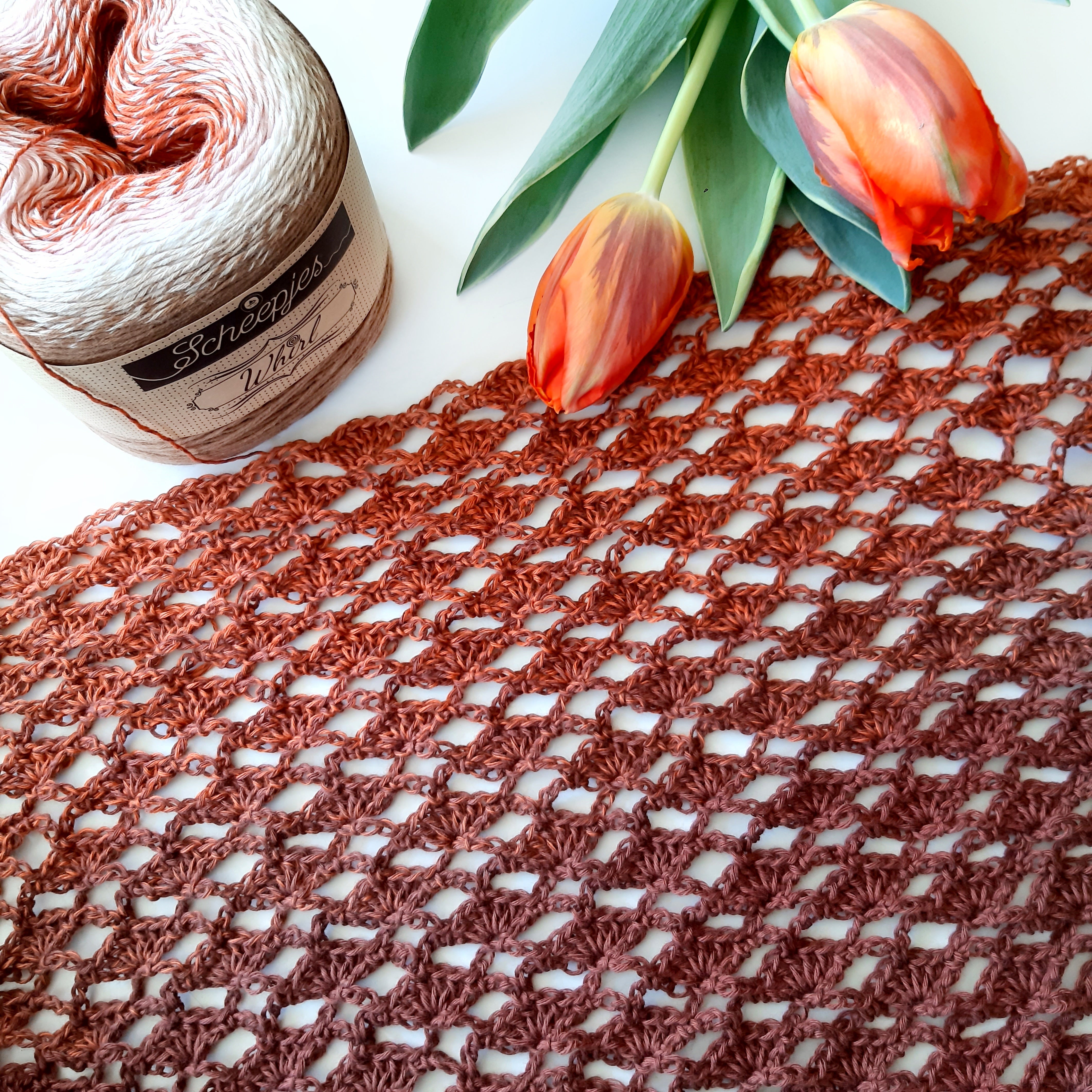 Crochet pattern 'Stole Sweet Summer' by Linda Daas