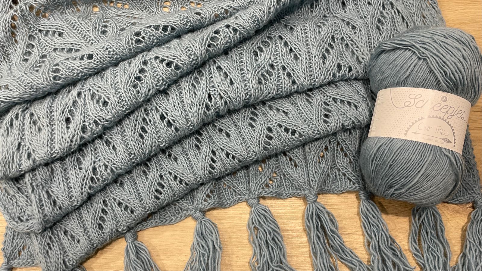 FREE Knitting pattern 'Our Tribe Wrap'