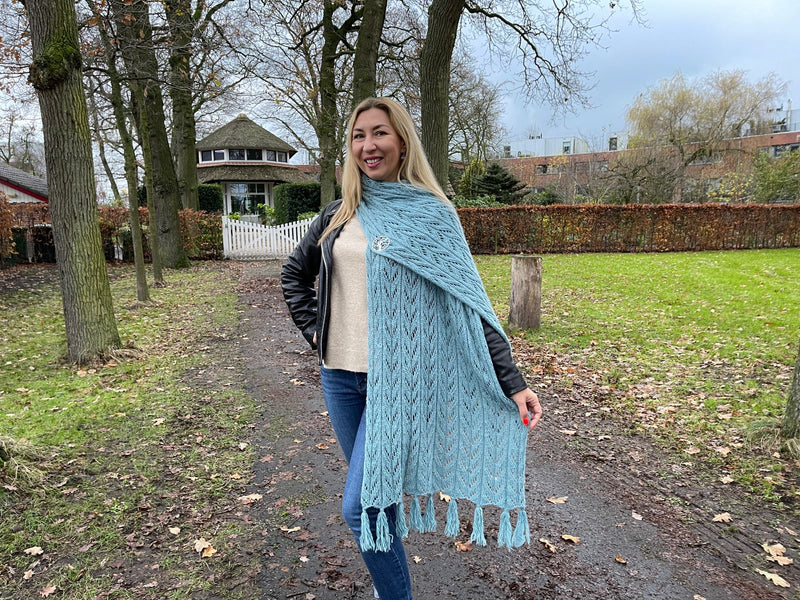 FREE Knitting pattern 'Our Tribe Wrap'