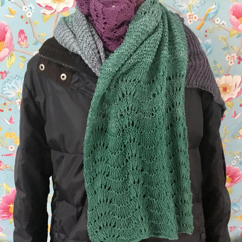 FREE knitting pattern 'Scheepjes Woolly whirl scarf'
