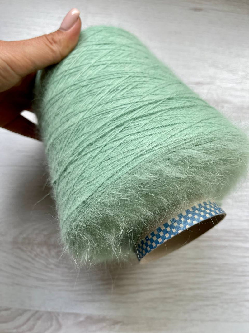 Filati Biagioli Modesto Angora (long fur, dusty mint)
