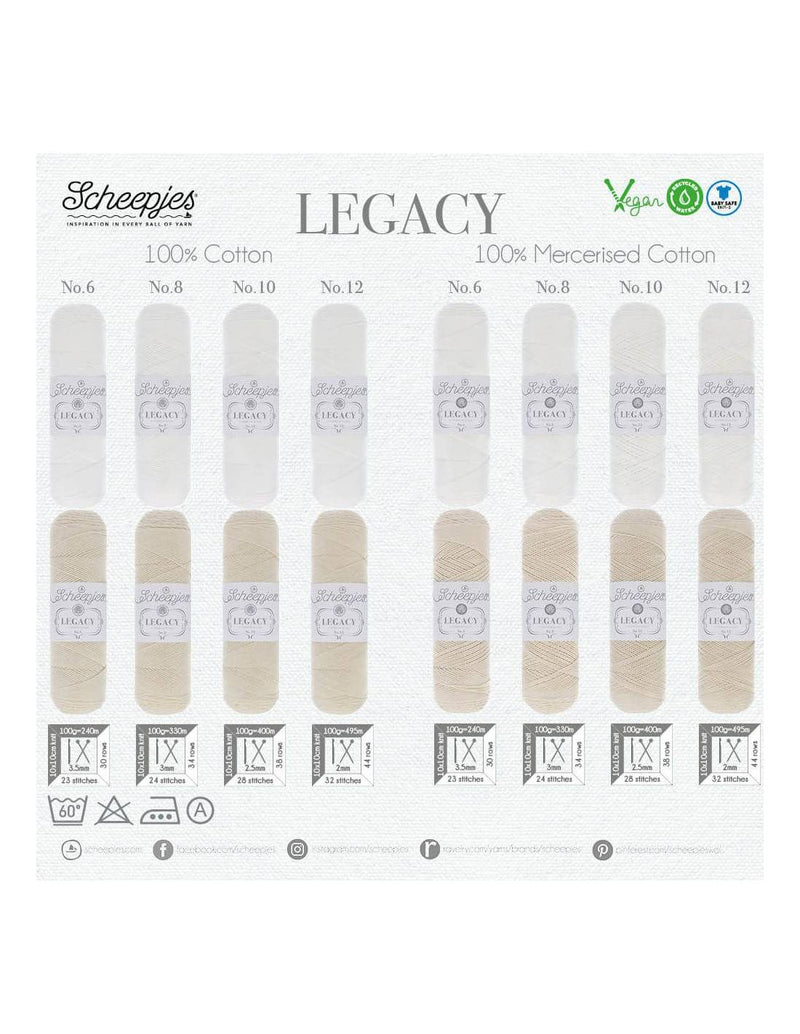 Legacy Cotton 10-089 (undyed ecru)