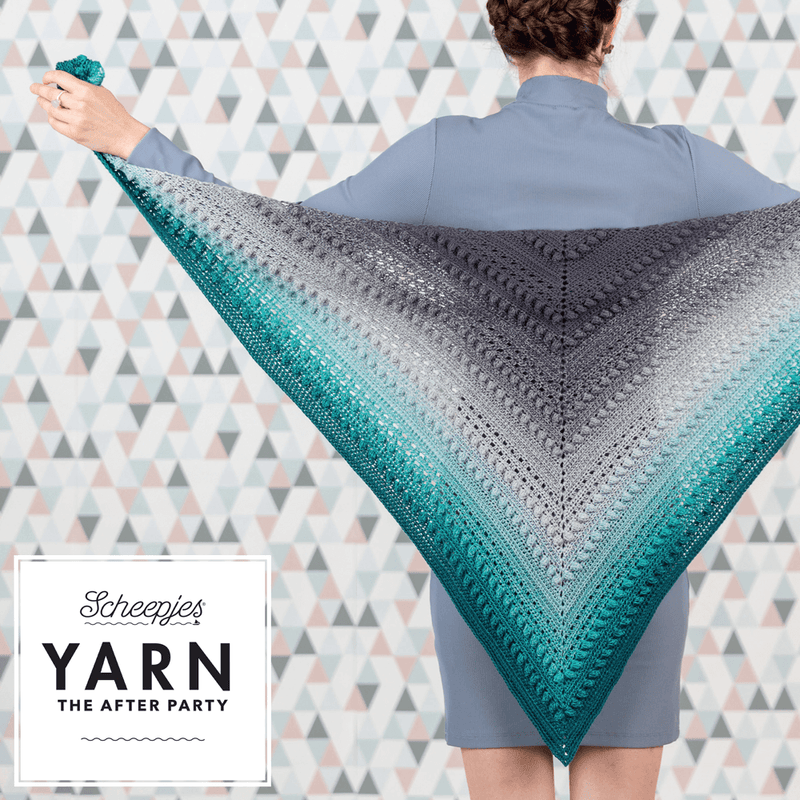 Yarn The after party no.9 Stormy day shawl